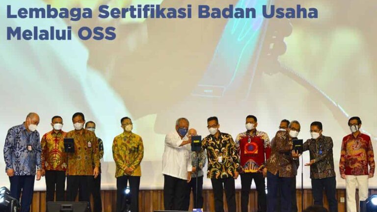 Launching Operasionalisasi Lembaga Sertifikasi Badan Usaha (LSBU) melalui Online Single Submission (OSS)